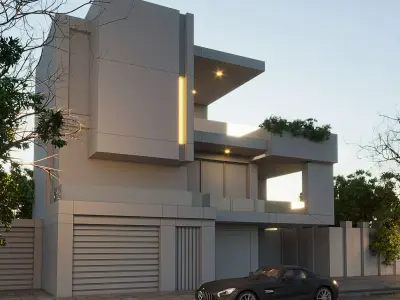 Exterior Scene 3D model