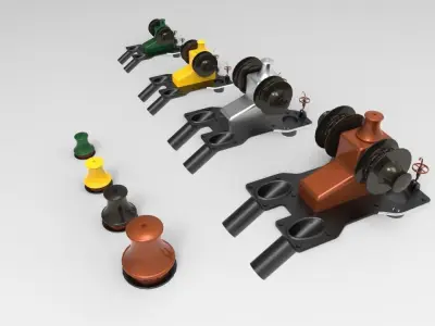 Marine Windlass 3D model