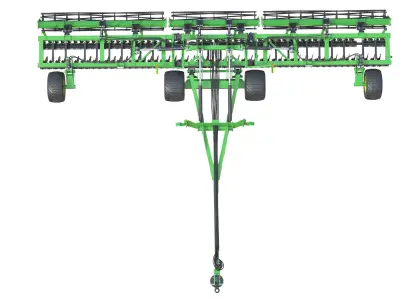 John Deere HSD Agricultural Tillage Low-poly 3D model