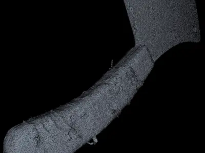 Cleaver High Poly knife 3D model