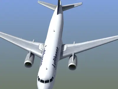 Airbus A320 Jet 3D model