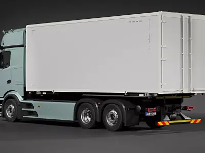 2025 Mercedes-Benz Actros L GigaSpace Box Truck 3D model