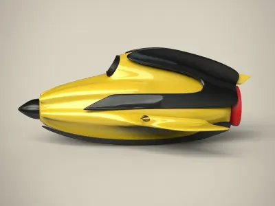 Spacecraft spaceship 3D model