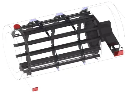 Pyrolysis boiler   3D model