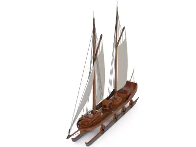 Iceboat 3D model order