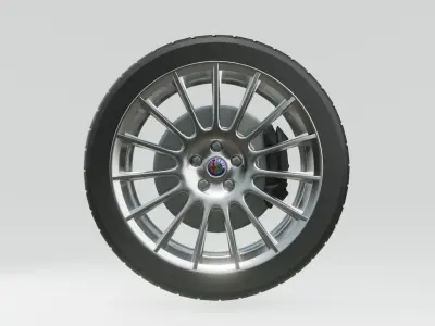 Alfa Romeo 147 5 door 2019 Wheel 3D Model 3D model