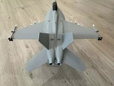 F 18 Super Hornet 3D print model