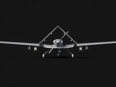 Bayraktar TB2 3D model
