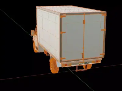 Vauxhall Movano Box Van 3D model