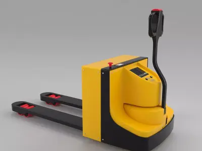 Pallet truck electric 2 3D model