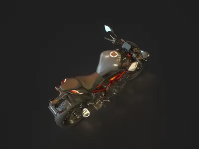 Base model  Kawasaki Z900 2025 3D model