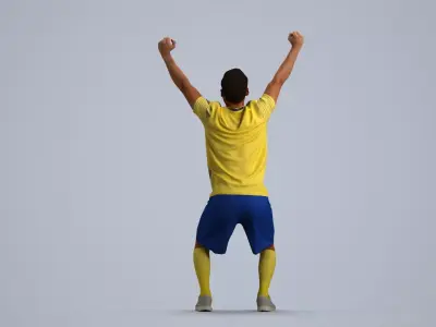 00467Xavier012 - Adult Caucasian male exercising in sports 3D model