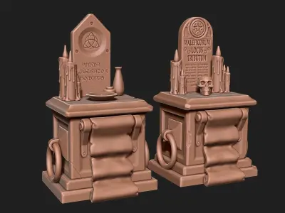Altar of Protection - Wargames - Boardgames - Dioramas - Railway 3D print model
