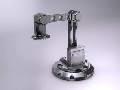 Robotic arm with socket prime 3D model