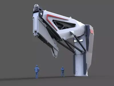 Offshore crane ROC 3D print model