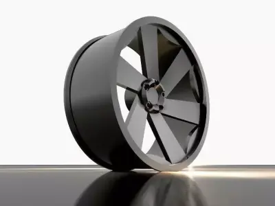 Rim 1 wheel with rims Free 3D model