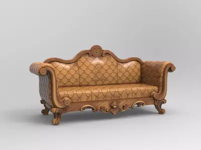 Victorian Sofa 3D print model