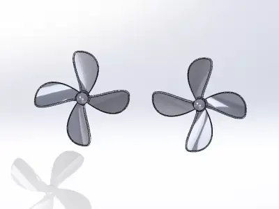 Propeller 120mm 3D print model