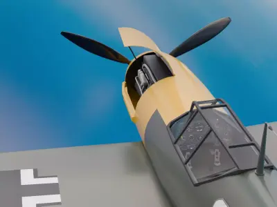 Messerschmitt Bf 109 3D model