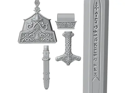 Elden Ring Blades Sword Royal Great Sword 3D print model