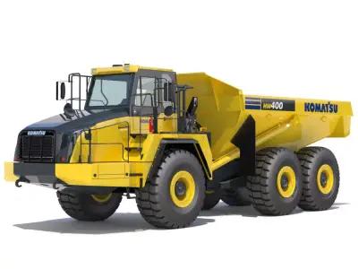 Articulated Dump Truck Komatsu HM400-5 3D model