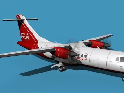 ATR-42-320 Richards Aviation 3D model