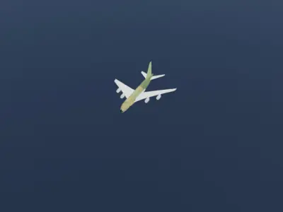 A380 pre-delivery 3D model