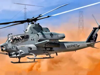 cobra helicopter 3D model