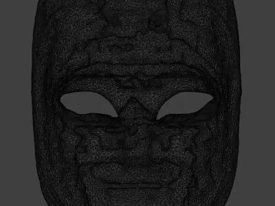 Realistic high quality Venetian carnival mask - Facemask 3D model