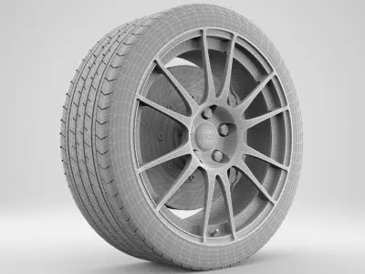 Oz Racing Ultraleggera Rim 3D model