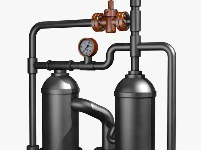 Industrial Storage Equipment 3D model purchase