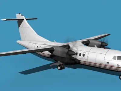 ATR-42-320 Atlantique Air Assiatance 3D model