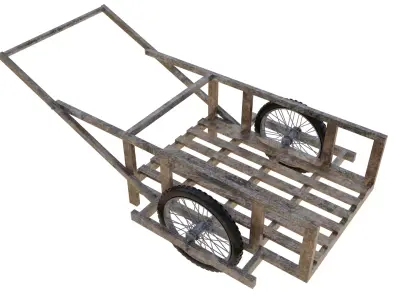 Thai Trolley 3D model