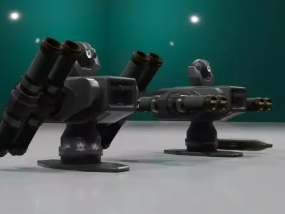 rocket launcher 3D model get