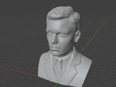 Charles Lindbergh 3D print model