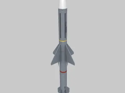 missile 1 Free low-poly 3D model