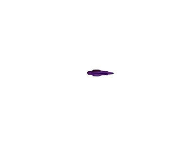 Glowing Purple Neon Katana 3D model