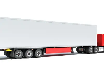 Refrigerator Truck 3D model