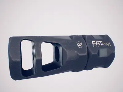 P5-FATMAN Muzzle Break Low-poly 3D model