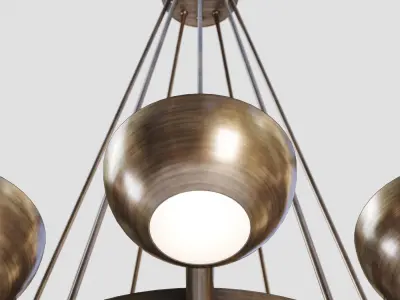 Denver Ceiling Lamp 3D model