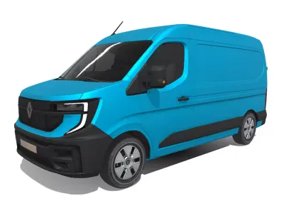 Renault Master 2024 High Quality Commercial Van 3D model