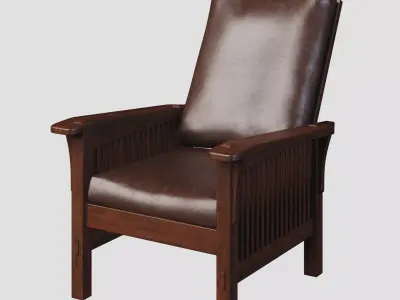 Morris Chair Low-poly 3D model