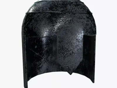 Medieval Helmet V01 Low-poly 3D model