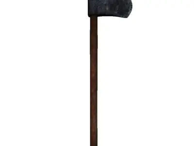 AXE- Rigged Model 3D model