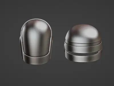 Robocop Duftpunk Helmets 3d model 3D model