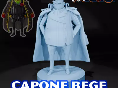 Capone Bege - SuperNova - One piece - split part 3D print model