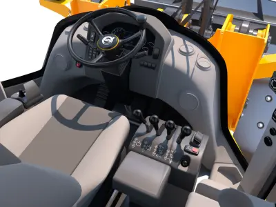 Wheel loader Volvo L60H 3D model
