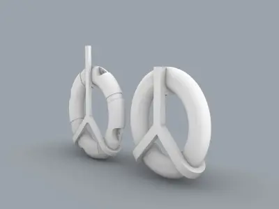 Lifebuoy Set  Low-poly 3D model