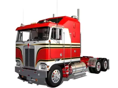 K100c Semi Truck 3D model
