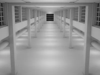 Warehouse 3D model 4